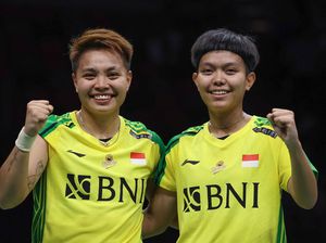 Hasil Indonesia Open 2023: Apri/Fadia ke 16 Besar Usai Tekuk Efler/Lohau