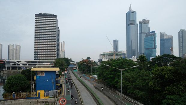 Autograph Tower resmi dinobatkan menjadi gedung pencakar langit tertinggi di Indonesia dengan tinggi mencapai 382,9 meter, menyalip Gama Tower. (Photo by Kaveh Kazemi/Getty Images)