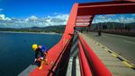 Biar Makin Kinclong, Jembatan Merah Youtefa di Papua Dicat Ulang