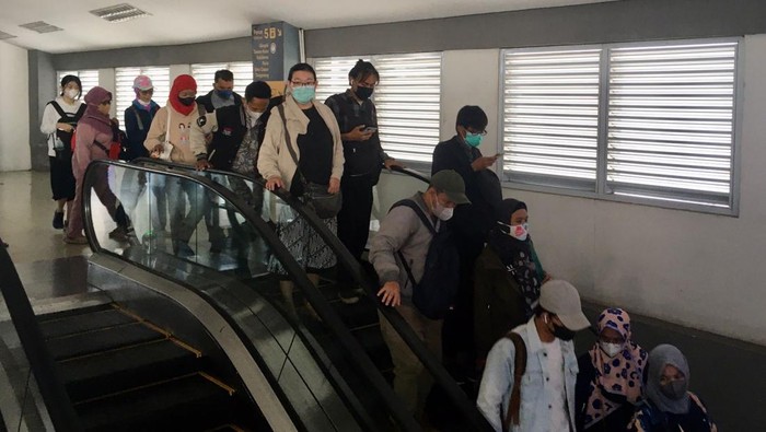 Eskalator di Stasiun Duri telah diperbaiki (Magdalena Handrica Natasya Gadja)
