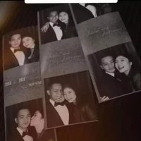 Berfoto bersama, keduanya terlihat begitu mesra. Dalam salah satu foto terlihat Febby yang mencium pipi kekasihnya tersebut. Foto: tiktok.com/melatiwangi