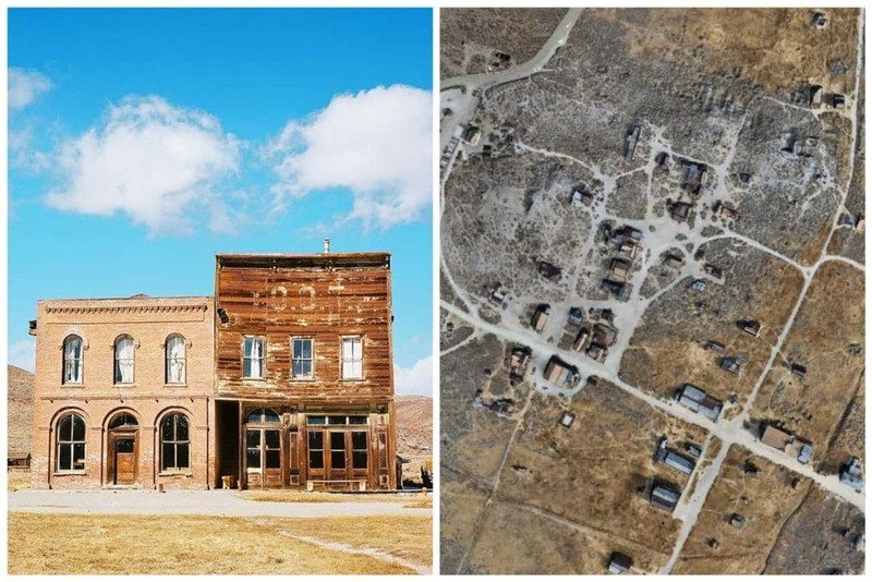 Gambar satelit tempat terbengkalai