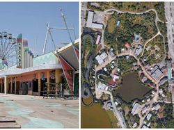 Pemandangan Menyeramkan dari Atas Tempat Terbengkalai