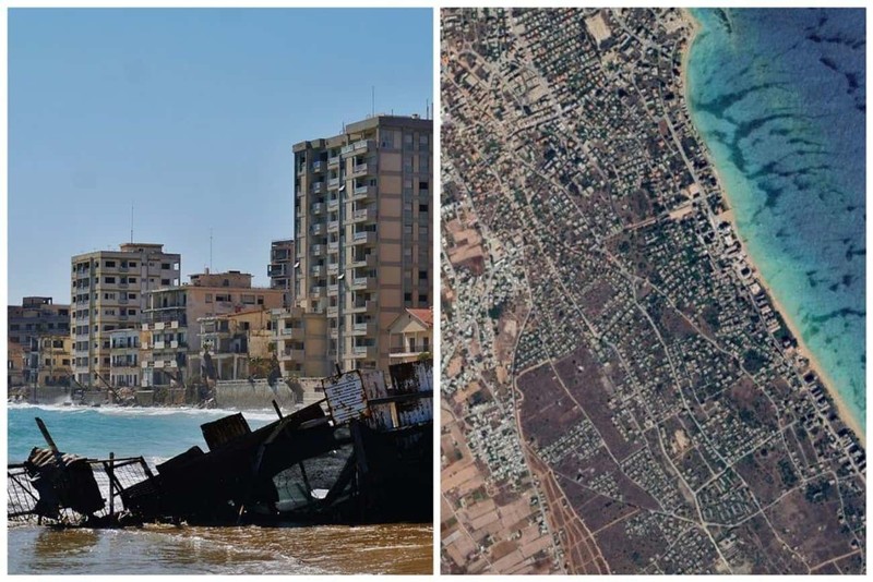 Gambar satelit tempat terbengkalai