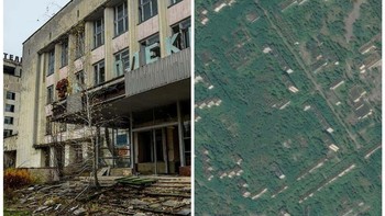 Setelah kecelakaan di Pembangkit Listrik Tenaga Nuklir Chernobyl pada tahun 1986, kota terdekat Pripyat (juga dieja Prypyat) adalah salah satu pemukiman di zona kontaminasi yang mengelilingi fasilitas tersebut. Rumah bagi sekitar 45.000 orang pada awal 1986, Pripyat benar-benar ditinggalkan setelah bencana April. Sekarang ditumbuhi tanaman dan ditempati oleh hewan, meskipun pengunjung dapat menghabiskan waktu terbatas di situs tersebut sebelum invasi Rusia ke Ukraina pada Februari 2022 . Foto: Ranker