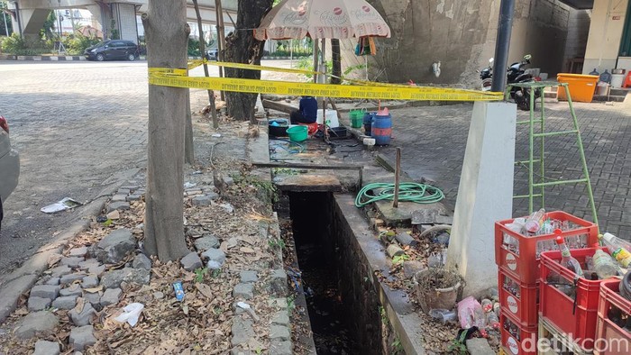 Got lokasi temuan mayat berdiri dekat PRPP Semarang, Minggu (28/5/2023).