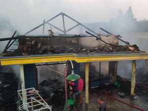 Rumah Penggorengan Kerupuk di Klaten Ludes Terbakar