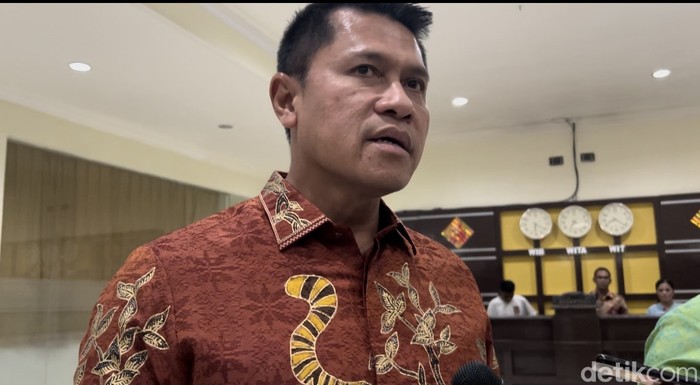Ketua Tim Pelaksana PPHAM Letjen Teguh Pudjo Rumekso. (Kadek Melda Luxiana/detikcom)