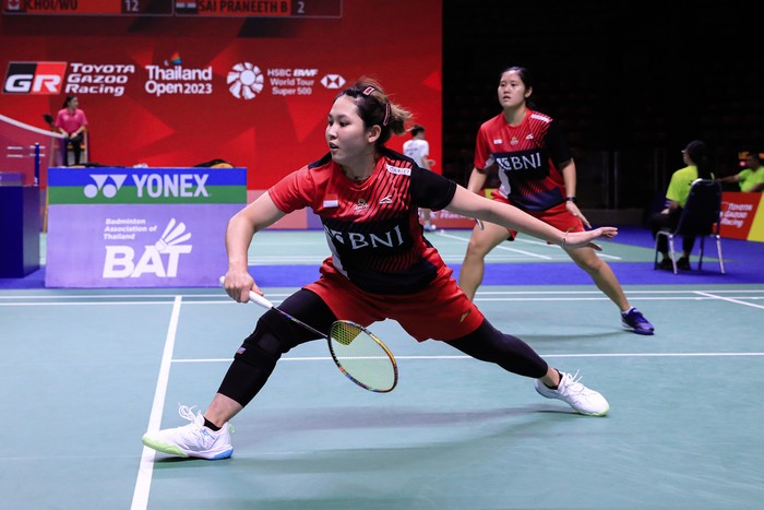 Ganda putri Indonesia Lanny Tria Mayasari/Ribka Sugiarto di Thailand Open 2023