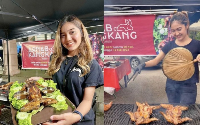 Mahasiswi Cantik Jualan Kelinci Bakar, Sengaja Tawarkan Menu Eksotis