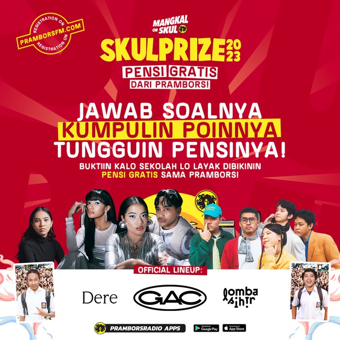 Prambors Mangkal On Skul: Skulprize 2023