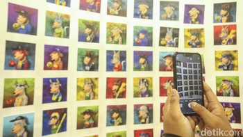 Pameran tersebut menampilkan karya dua seniman Toenkierz dan Def8 yang diselenggarakan bersamaan dengan di metaverse. 