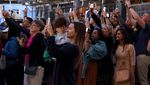 Para Pemburu Cahaya Emas Manhattanhenge di New York