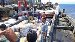 Potret Daging Kerbau Impor Ilegal Disita dari Kapal hingga Ditimbun di TPA