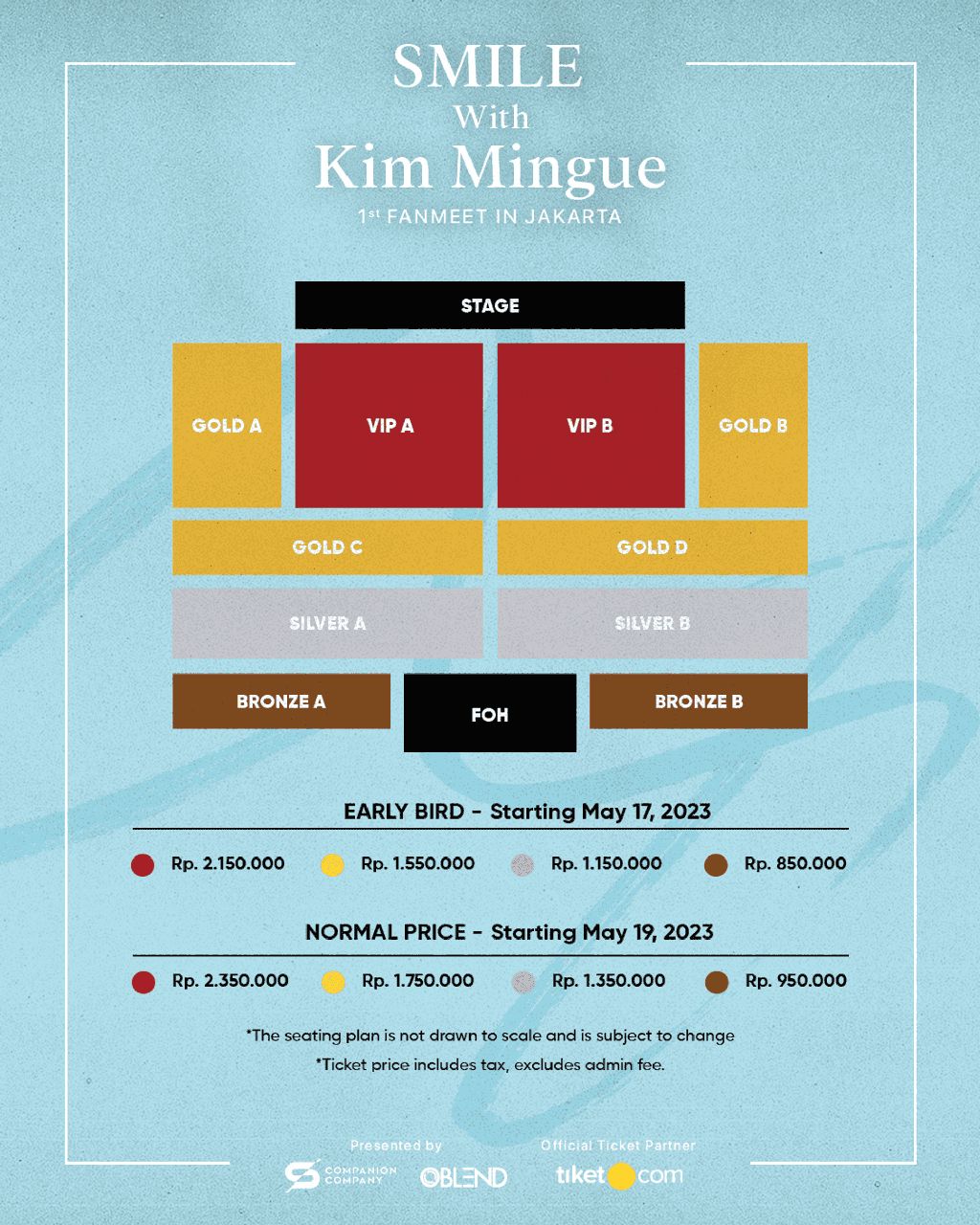 Fanmeeting Kim Mingue 'Smile With Kim Mingue' digelar di Jakarta pada 17 Juni 2023.