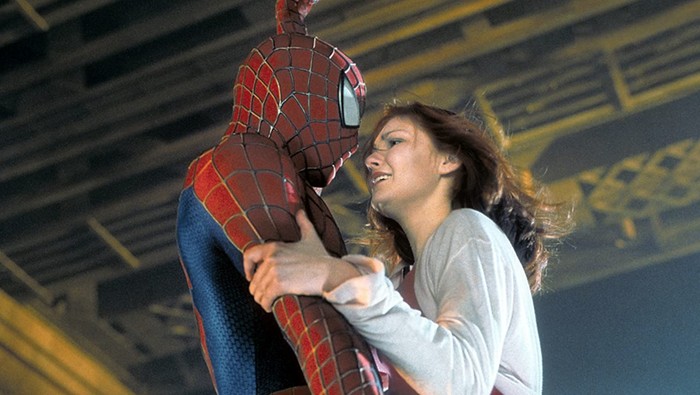 Cuplikan adegan Spider-Man (2002).