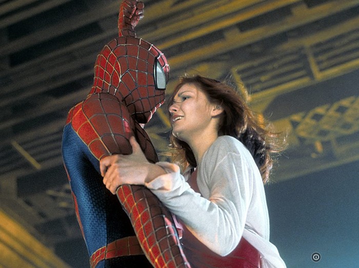 Cuplikan adegan Spider-Man (2002).