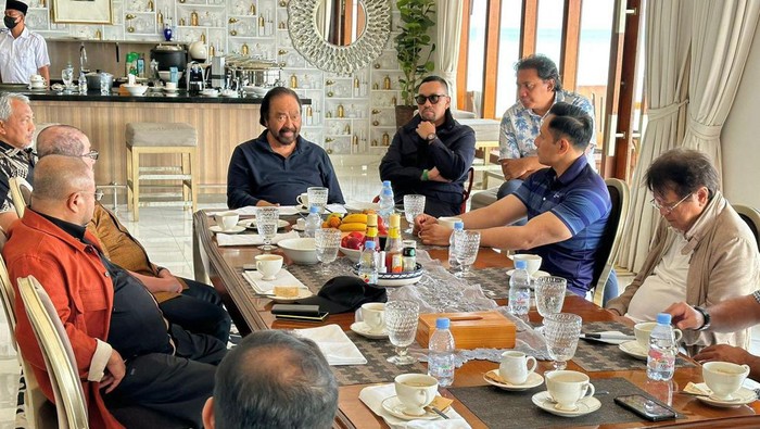 Surya Paloh bertemu para pimpinan Koalisi Perubahan untuk Persatuan