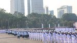 Momen Jokowi Pimpin Upacara Hari Lahir Pancasila di Monas