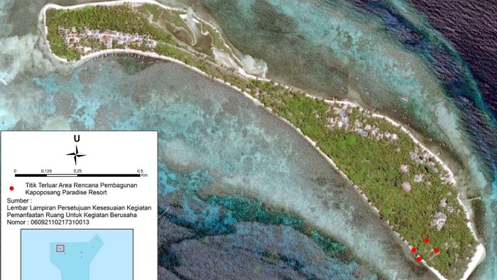 Pulau Kapoposang, Pangkep.