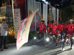Kring-kring! 285 Pesepeda Brompton Keliling Bali 3 Hari