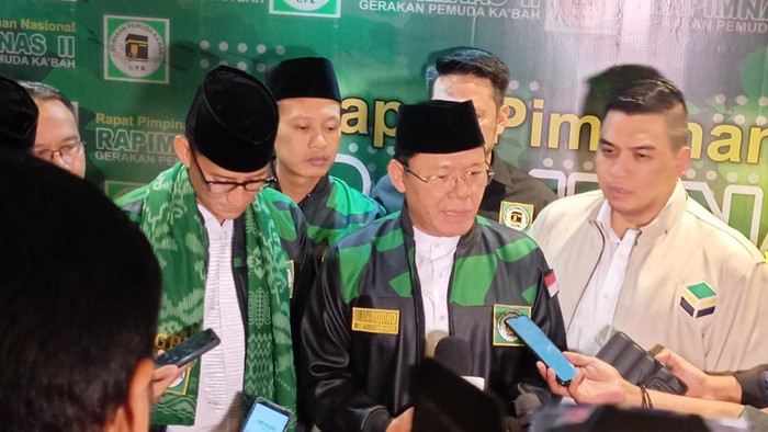 Sandiaga Uno dan Plt Ketua Umum PPP Mardiono (Adrial-detikcom)