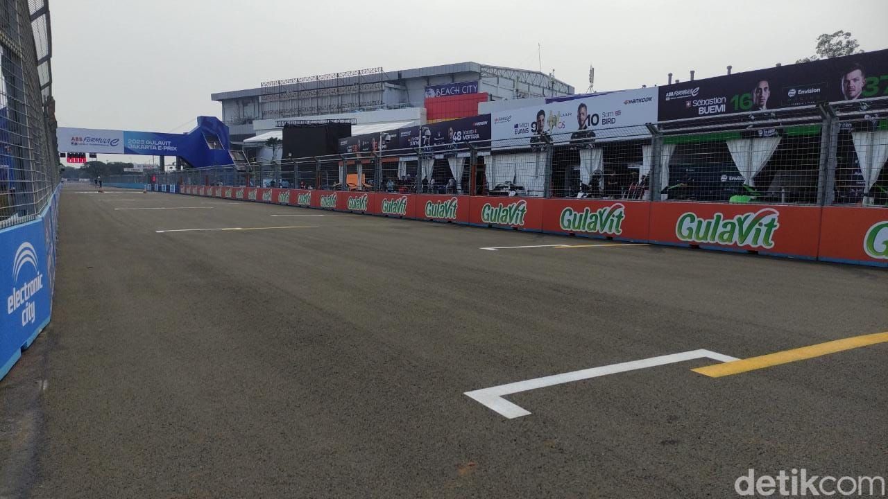 Sirkuit Formula E Jakarta 2023.