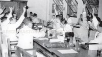 Suasana dalam persidangan PPKI, Agustus 1945. Dok. ANRI, IPPHOS 34