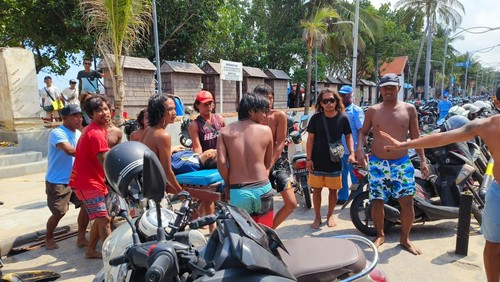 Turis China terkena serangan jantung saat belajar surfing di Pantai Kuta, Kecamatan Kuta, Kabupaten Badung, Kamis (1/6/2023). Pria itu lalu dinyatakan meninggal di RS Siloam.
