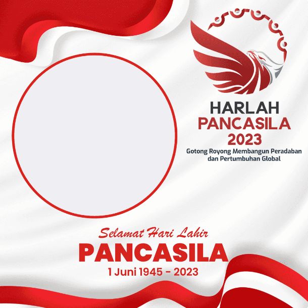 twibbon Hari Lahir Pancasila 2023