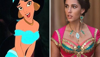 Naomi Scott ketika berperan sebagai Jasmine di Aladdin. Naomi Scott campuran Inggris-India. Foto: (Bored Panda).