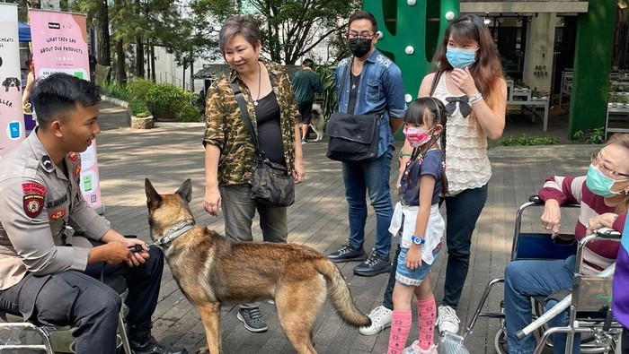 Anjing pelacak Polres Cimahi