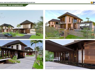 Bak Vila, Begini Desain Rumah Tapak buat Menteri di IKN