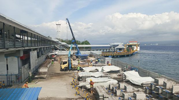 Dermaga ponton Pelabuhan Gilimanuk, Jembrana, Bali. (Foto: Istimewa)