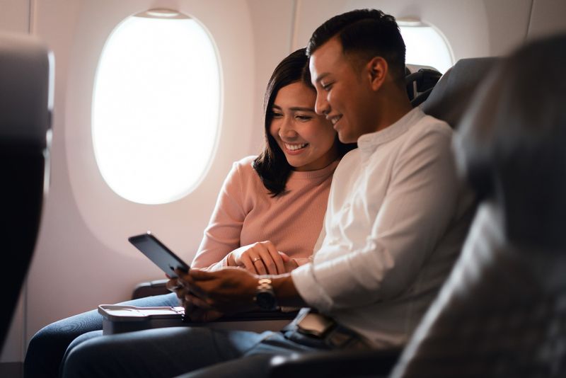Ilustrasi Penumpang Singapore Airlines Ilustrasi Penumpang Singapore Airlines