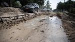 Jalan di Cengal Ogan Komering Ilir Rusak Parah