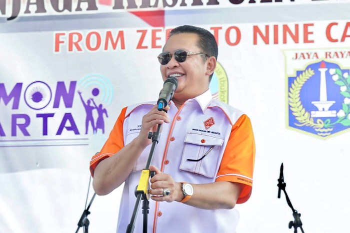 Ketua MPR RI Bambang Soesatyo membuka event Jakarta Amateur Radio Fair 2023 di Pantai Festival Ancol, Jakarta, Jumat (2/6).