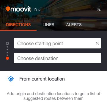 Aplikasi Moovit
