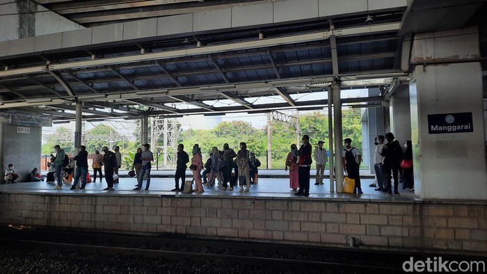Stasiun Manggarai, Jakart Selatan, 2 Juni 2023. (Annisa Aulia Rahim/detikcom)