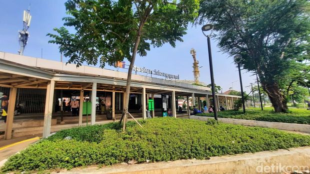 Stasiun Manggarai, Jakarta Selatan, 2 Juni 2023. (Annisa Aulia Rahim/detikcom)