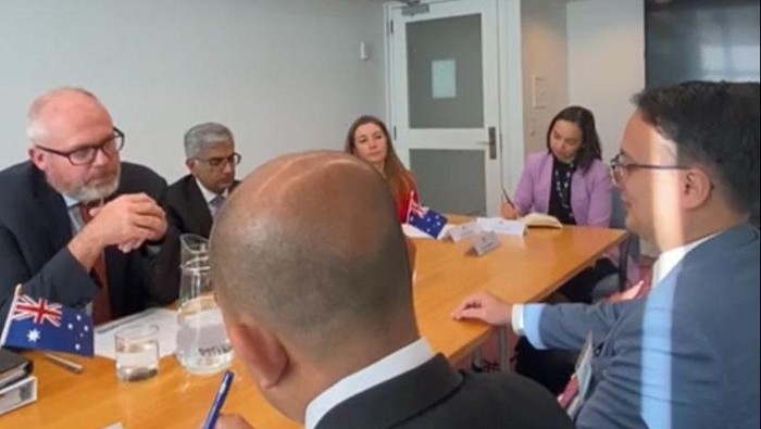 Wakil Menteri Perdagangan Jerry Sambuaga bertemu dengan Komisi Persaingan Usaha dan Perlindungan Konsumen Australia