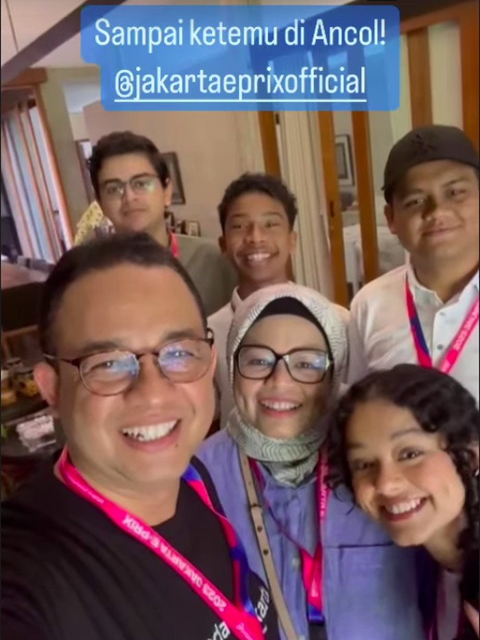 Ajang balap Formula E Jakarta E-Prix 2023 digelar hari ini di Ancol, Jakarta Utara. Anies Baswedan mengatakan akan hadir di gelaran Formula E hari ini. (Instagram @aniesbaswedan)
