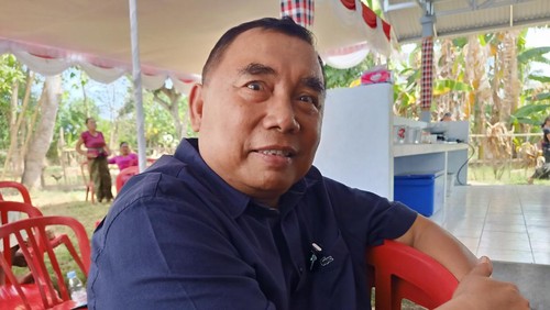 Bupati Jembrana I Nengah Tamba saat ditemui detikBali di sela-sela kegiatannya di Desa Perancak, Kecamatan Jembrana, Kabupaten Jembrana, Jumat (2/6/2023).