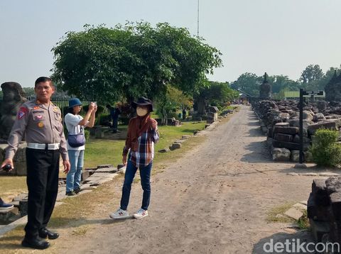Candi Plaosan, Klaten, Sabtu (3/6/2023).