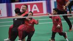 Tim Bulutangkis Beregu Putra RI Raih Emas Perdana ASEAN Para Games 2023