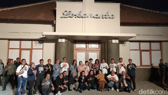 Erick Thohir meresmikan museum dan studio musik Lokananta, Solo, Sabtu (3/6/2023).