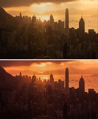 Foto Before After Photoshop