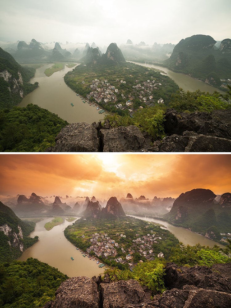 Foto Before After Photoshop