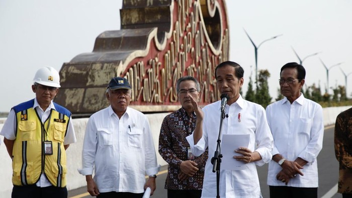 Jembatan Kretek II di Bantul DIY Jembatan Kretek II di Bantul DIY yang Diresmikan Presiden Joko Widodo