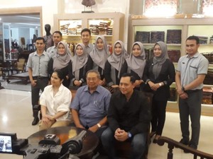 AHY dan SBY Mampir Solo, Beri Pesan ke DPC Demokrat Begini